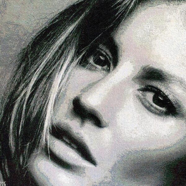 GISELE, 2010, 63x63cm, izšuvums, 8500€