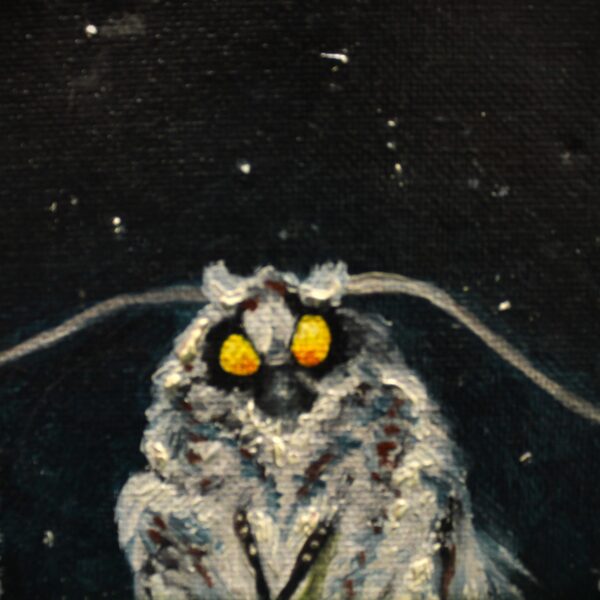 DĀRTA LOTE BĒRZIŅA
“MOTH”
audekls/eļļa
2018
10 cm x 10 cm - 40 eur