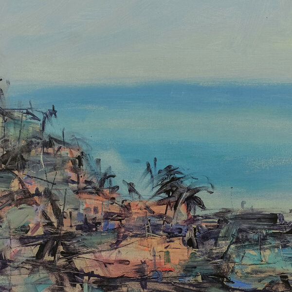 Sarmīte Caune - "Neaizmirstamā Ligūrija" 2024. g. Aud. akr. 50x70  -  800 eur