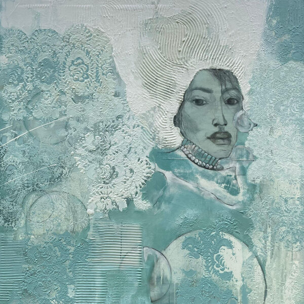 Inese Eizentāle - "Mēžģīnēs" 24 100x100cm Jaukta tehnika