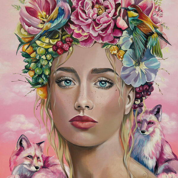 ZEFĪRS 
120 X 80 CM / 2022. Gads / audekls uz eļļas/ 1500 EUR