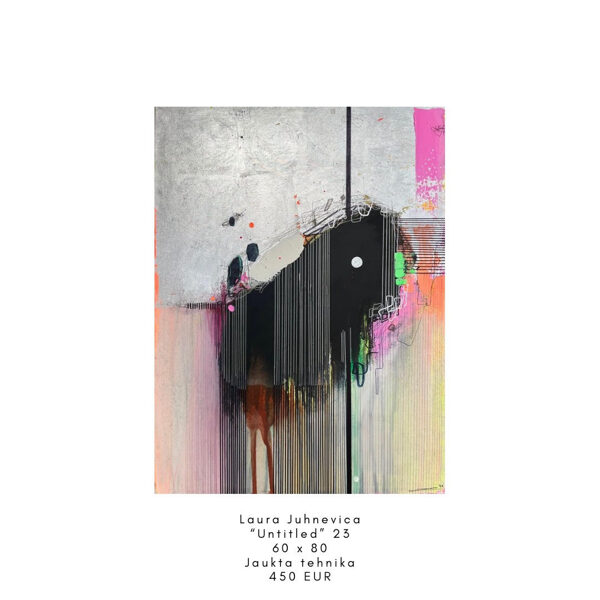 Laura Juhevica "Untitled" 23 - 60 x 80 cm -Jaukta tehnika - 450 eur