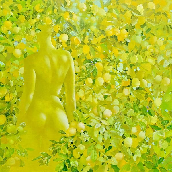 Ieva Liepiņa. Dzeltenā, 2024, audekls, eļļa, 115×130 cm - 1500 eur