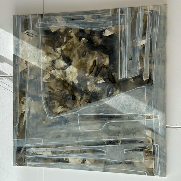 "Aspiration" 2024 1,3x1,3m Akrils, kanva, 1500 eur