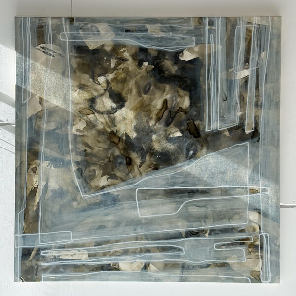 "Aspiration" 2024 1,3x1,3m Akrils, kanva, 1500 eur