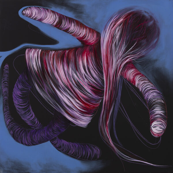 Kristīne Rublovska - "Lidot" 2020 - Audekls, eļļa, 90x90cm Cena: 700 eur
