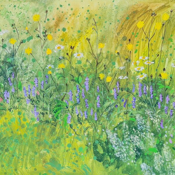 Dagne Ventina - "Vasaras pļava" 2024, Audekls, akrils 90x70cm, 350