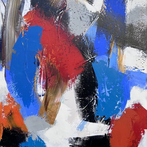 Andris Vītols - “Četras dienas bez sniega un gulbjiem”, 2022,120x90 cm - 600 eur