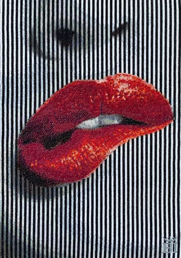 TASTE, 2022, 50 × 70cm, izšuvums, 5500€