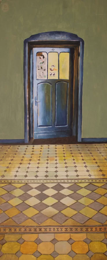 DĀRTA LOTE BĒRZIŅA
“AKADĒMIJAS INTERJERS”
kartons/akvarelis
2014,
50 x 21 cm - 150 eur