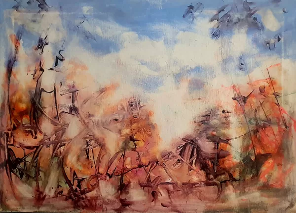 Sarmīte Caune - "Rudens Andalūzijā" 2024. g. Aud. akr. 50x70  -   800 eur