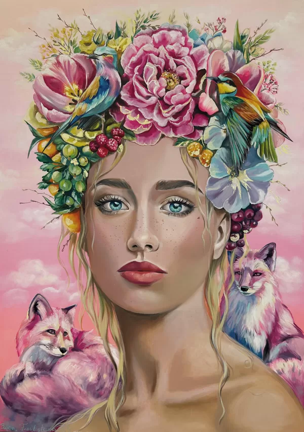 ZEFĪRS 
120 X 80 CM / 2022. Gads / audekls uz eļļas/ 1500 EUR