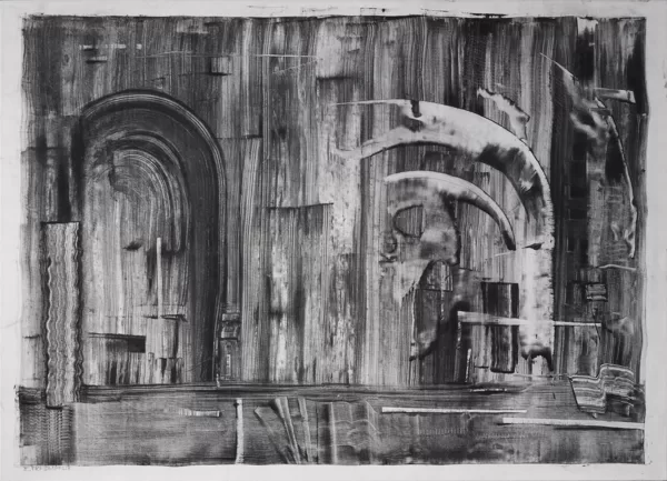 Evija Freidenfelde Senatne, 2023, 80 x 110 cm - jaukta tehnika, 720 eur