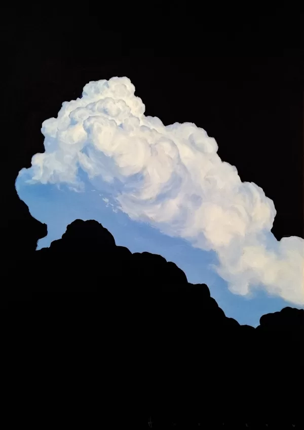 Pāvels Hafizovs -AIR 253 eļļa un akrils uz audekla -50x70 cm - 650,-EUR 