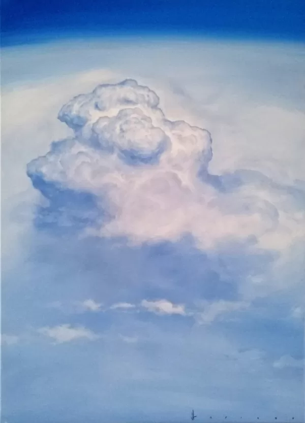 Pāvels Hafizovs -AIR 260 - eļļa un akrils uz audekla 50x70 cm - 650,-EUR