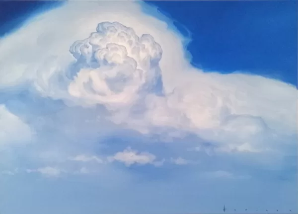 Pāvels Hafizovs -AIR 262 -eļļa un akrils uz audekla 50x70 cm - 650,-EUR
