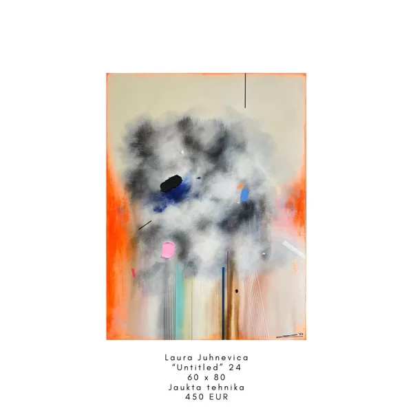Laura Juhevica "Untitled" 24 - 60 x 80 cm -Jaukta tehnika - 450 eur