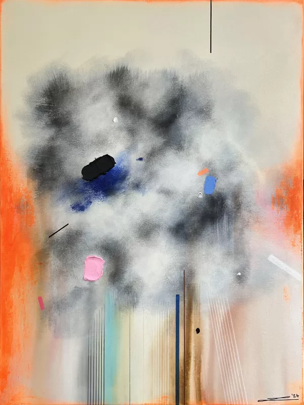 Laura Juhevica "Untitled" 24 - 60 x 80 cm -Jaukta tehnika - 450 eur