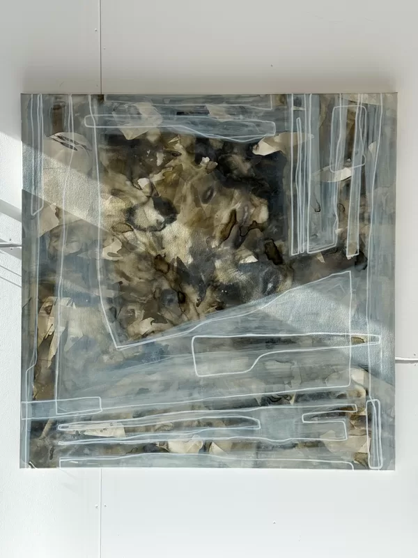 "Aspiration" 2024 1,3x1,3m Akrils, kanva, 1500 eur
