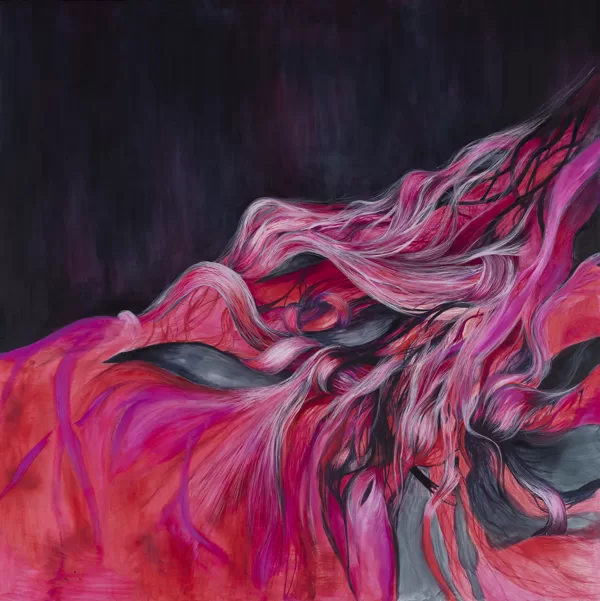 Kristīne Rublovska - *** 2020 Audekls, eļļa, jaukta tehnika - 150x150 cm - Cena: 1500 eur