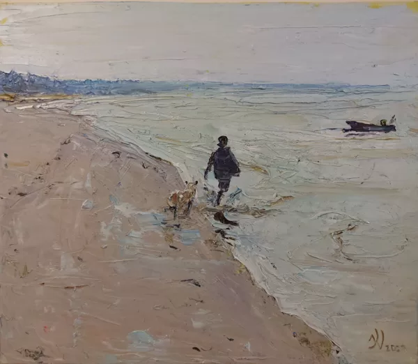Katrīna Vīnerte - "Jūras vilks"2023, a/e, 60x70 cm, 200 eur
